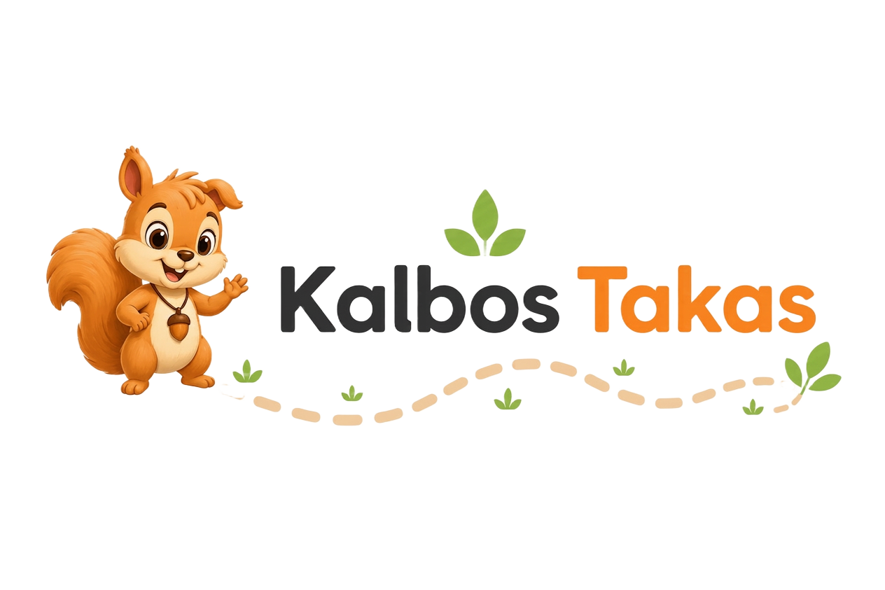 Kalbos Takas — voveriukas